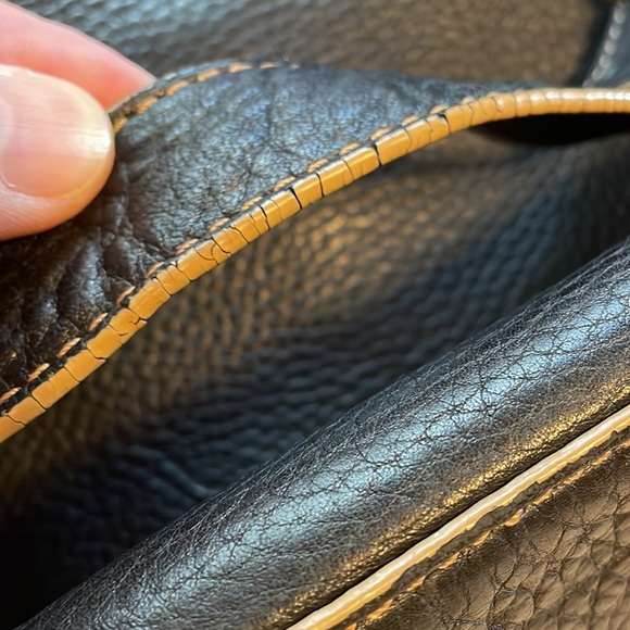 Cole Haan Women’s Black Leather Shoulder Bag Purse 16 X 12 - Picture 14 of 14